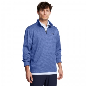 UA STORM SWEATERFLEECE QZ BLAUW