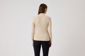 RIB LS BEIGE