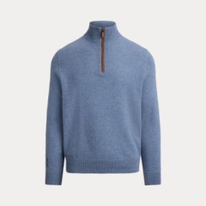 CASHMERE SWEATER HZ BLUE 