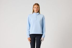RELAXED MIDLAYER H N  BLauw