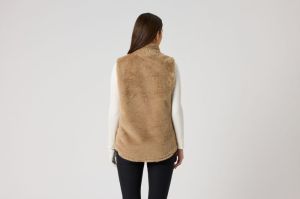 FUR VEST BEIGE
